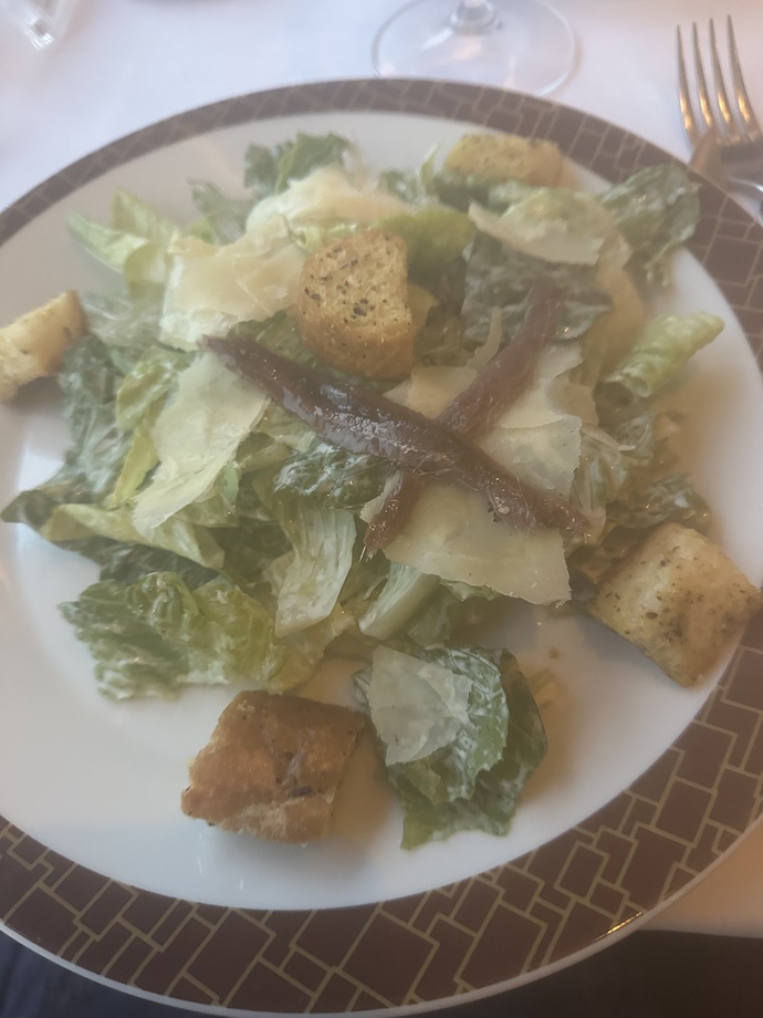 Does my meal at Cagney’s steakhouse look appetizing enough?