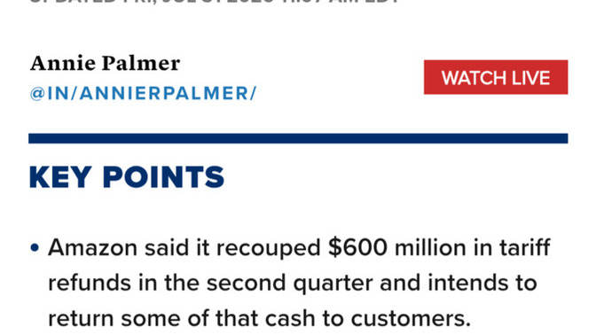 Isn't it gratifying to see refunds for Trump's illegal tariffs starting to go back to American consumers who got screwed by them?
