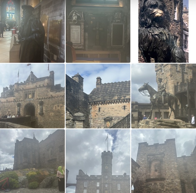 How do my photos of Edinburgh and Edinburgh Castle look?