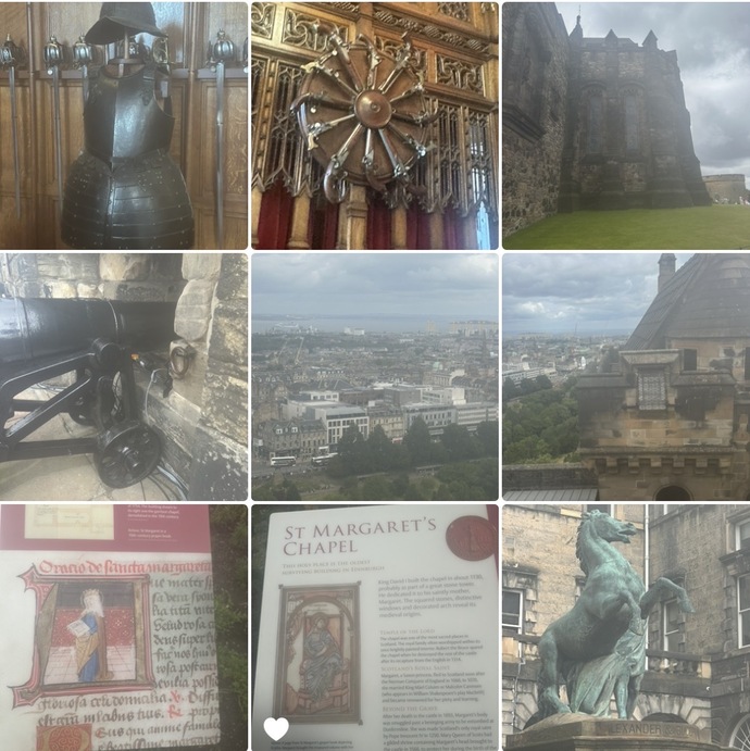 How do my photos of Edinburgh and Edinburgh Castle look?