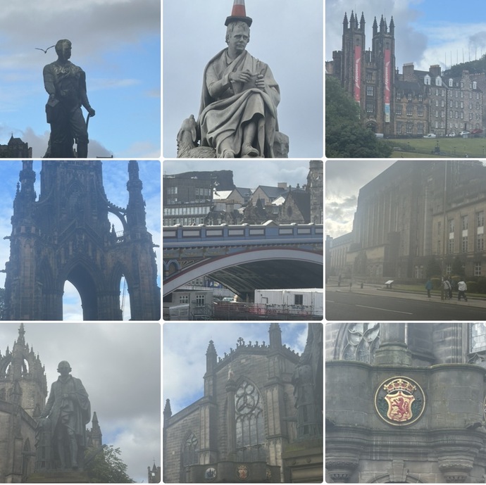 How do my photos of Edinburgh and Edinburgh Castle look?