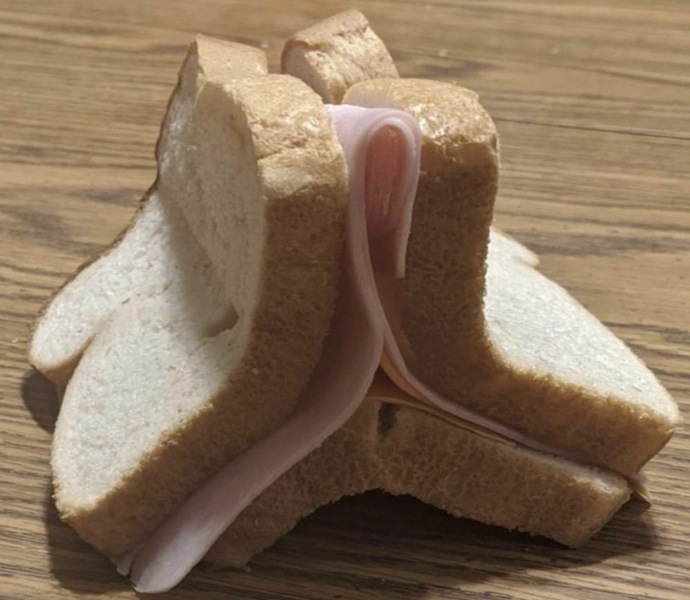 How do you feel when sandwiches aren't sliced correctly?