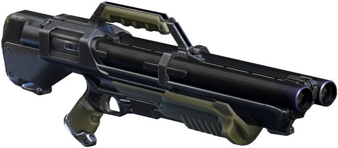 Why are sawed-off double-barreled shotguns called super shotguns in games?