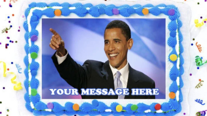Do you want to write happy birthday to Barack Obama on this question?