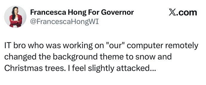 Would you vote for a candidate for governor who seemingly hates all holidays?