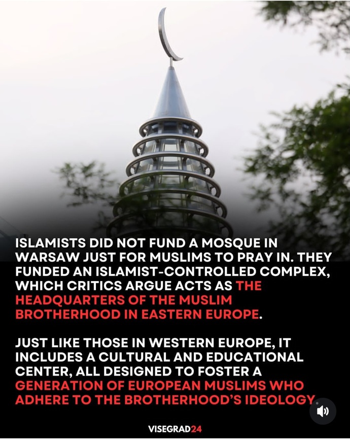 Are you shocked that POLAND of all places imported 94,000 Muslims for work and is allowing Qatar to building mosques and Islamic centers in Poland?