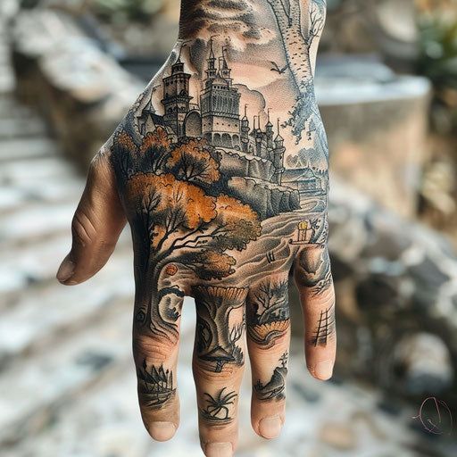 I'm thinking of getting a small minimalist tattoo on my hand but I don't want it to be too tiny Any ideas?
