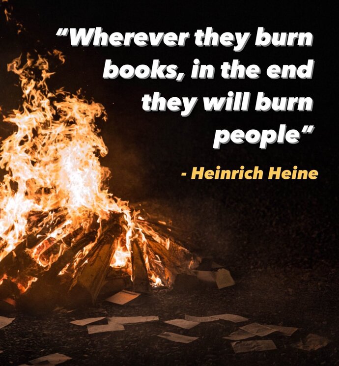 Did you know evil companies have been destroying tons of books? Your thoughts?
