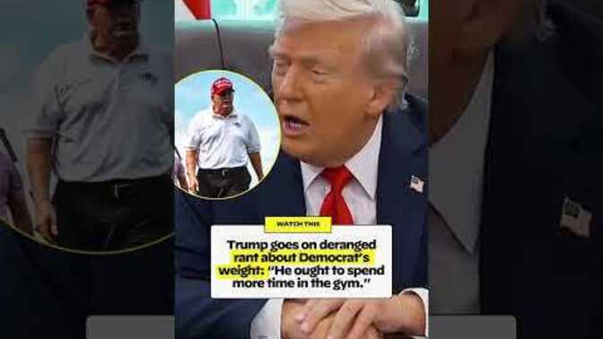 “He ought to spend more time at the gym.” Do you think it seems like Donald Trump is trying to fat shame JB Pritzker?
