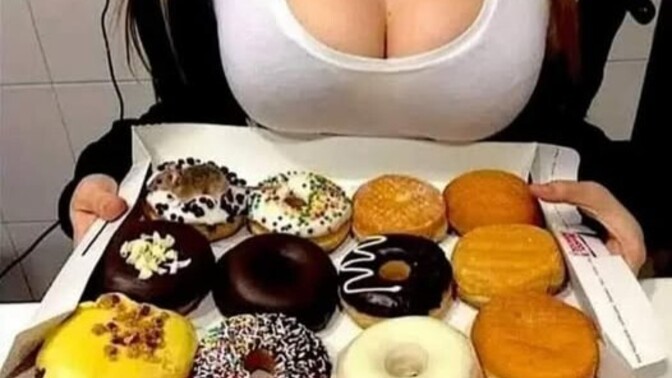In this photo what will only women notice?