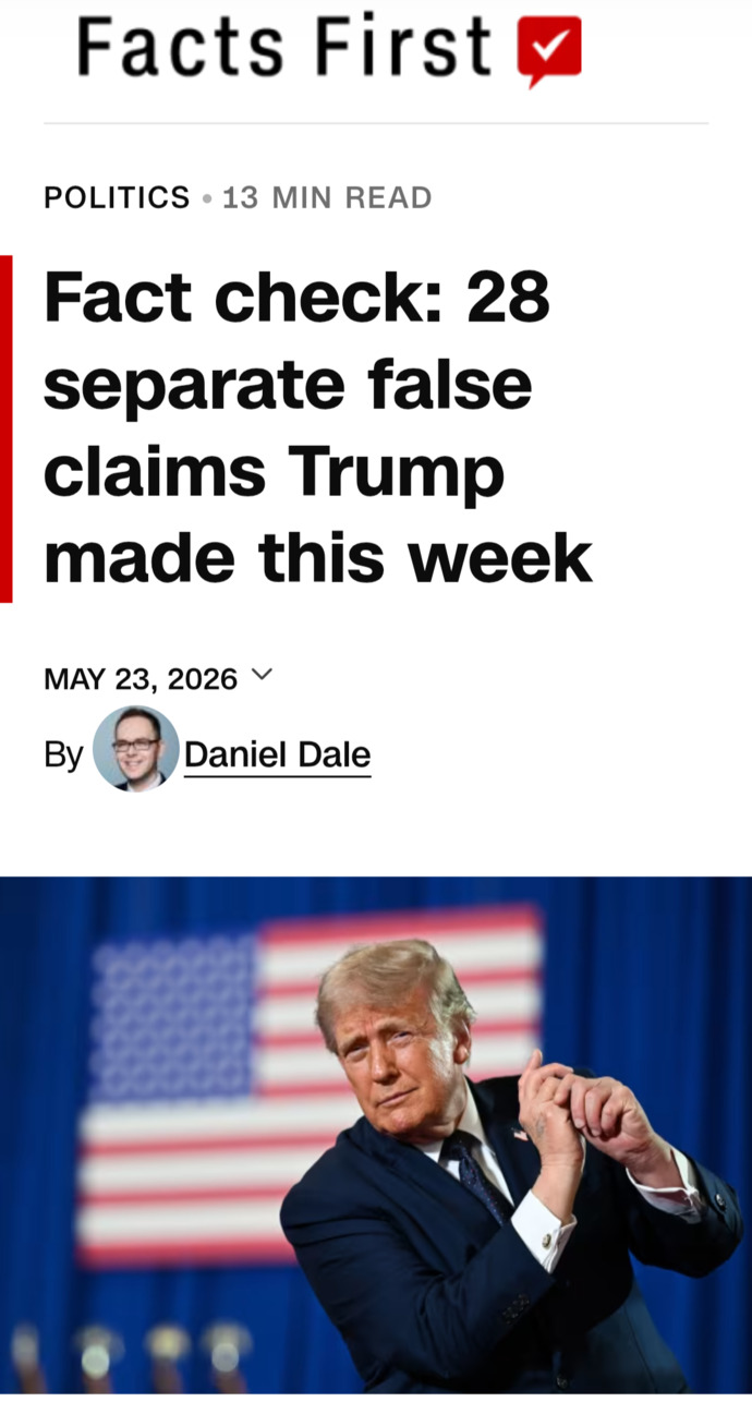 Do you think that Trump knows that Americans have become desensitized to his constant lies, or is he a pathological liar... or both?