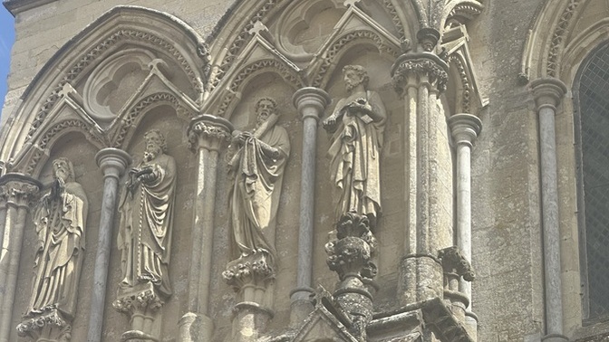 What do you think of these Salisbury Cathedral photos in Portland?