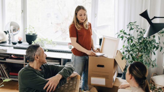 At what age did you move out of your parents’ house?