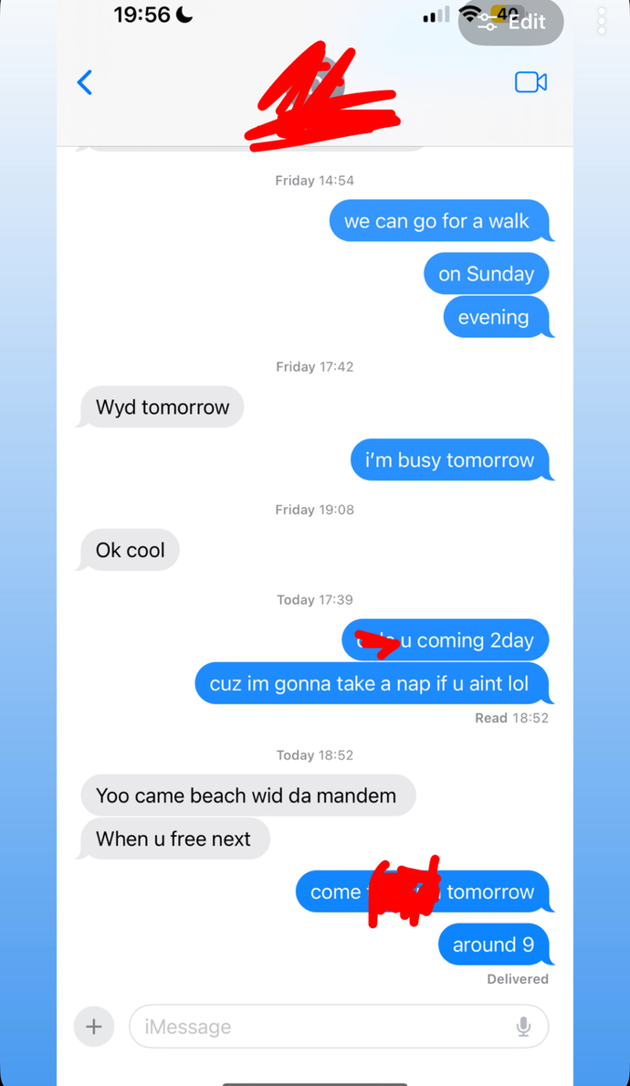 Guys if a man cancels on you like this (see image below) does that mean he is gay?