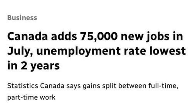 Why do you think Canada's booming, while the US flounders?