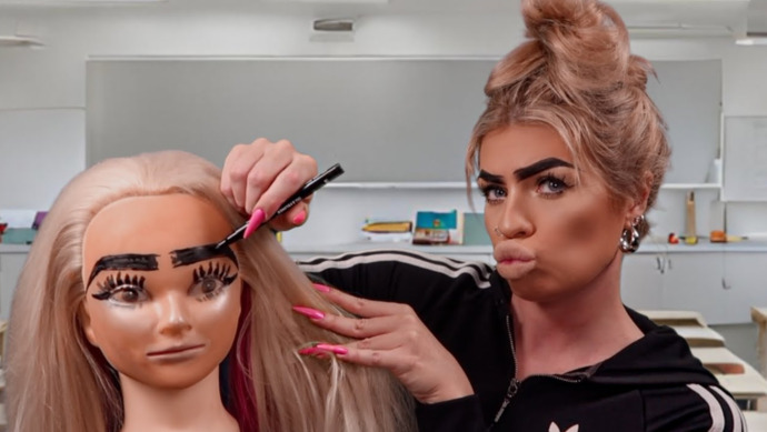 Which of these two AI women best represents England to you?