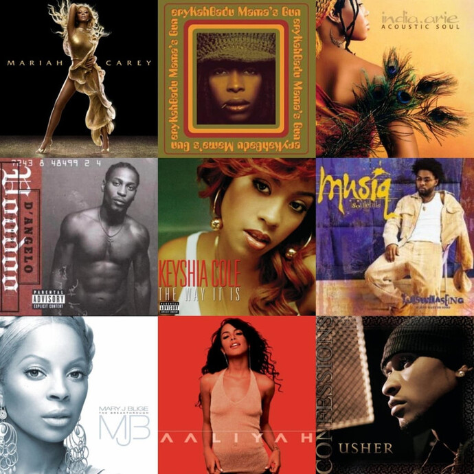 Which do you like more, 90s R&B or early 2000s R&B?