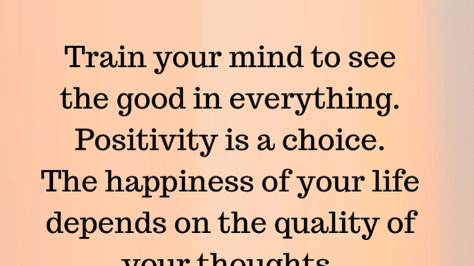 Do you make a conscious effort to see the good in others?