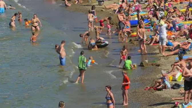 What is the safest bathing suit color?