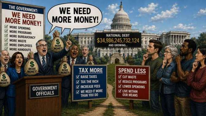 Why is it that no matter how much tax they take, government always wants to raise taxes even more. Should they be raising taxes or cutting expenses?