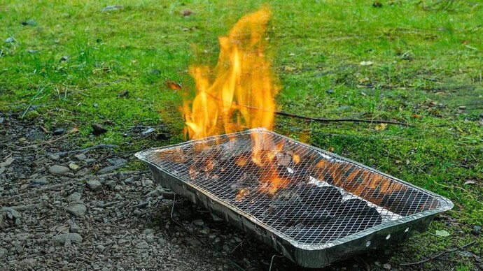 Have you ever successfully cooked anything on a disposable barbecue?