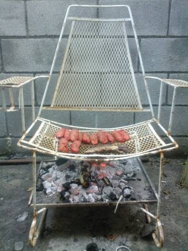 Have you ever successfully cooked anything on a disposable barbecue?