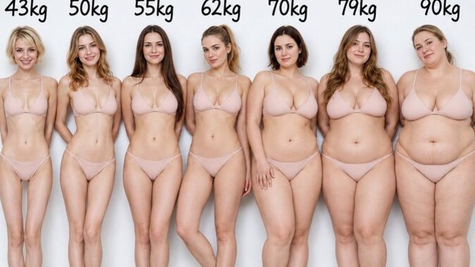 Which female body type do you personally find most attractive?