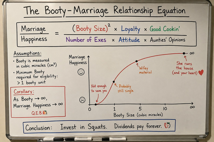 What’s your thoughts on these statistics? it says that A girl that has only 3 or less bodies has an 80 percent chance of lasting in a marriage?