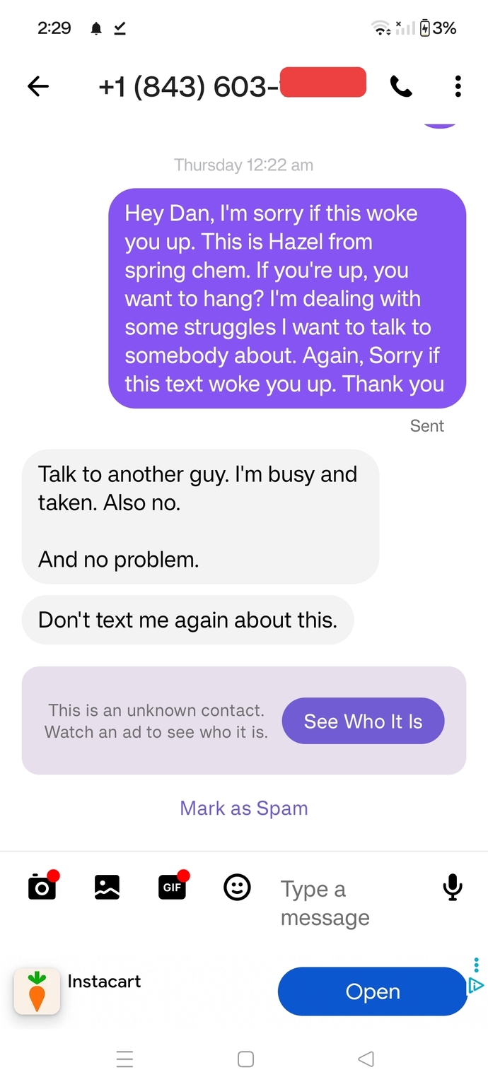 He rejected me hard after I shot my shot—how do I clap back now?