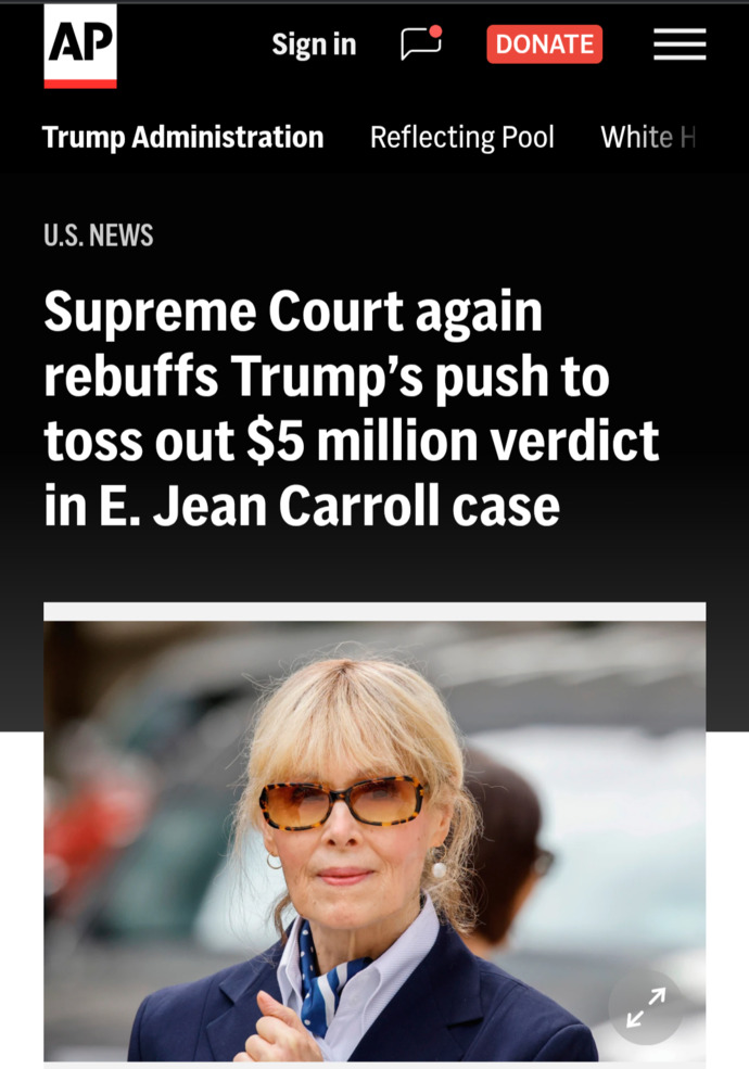 Isnt it wonderful that Trump cant wiggle his way out of this one... time to pay up?