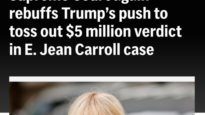 Isn't it wonderful that Trump can't wiggle his way out of this one... time to pay up?