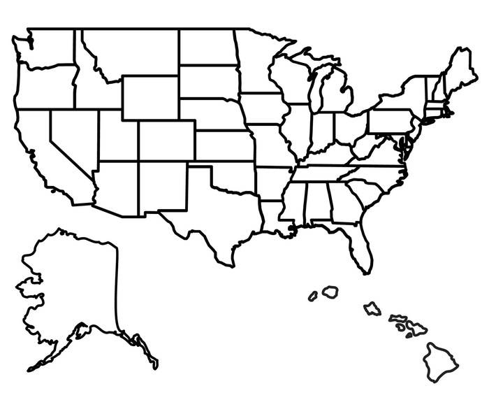 Can you explain this ordered partial list of US states?