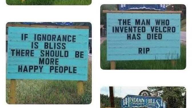 Have you seen some funny signs?