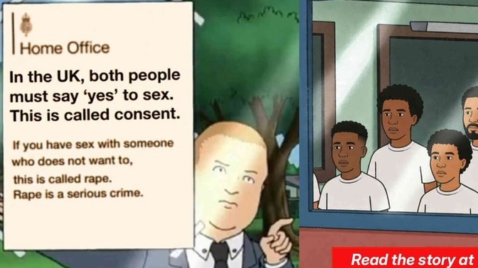 Why is the UK government issuing anti-rape leaflets to migrants instead of stopping the boats?