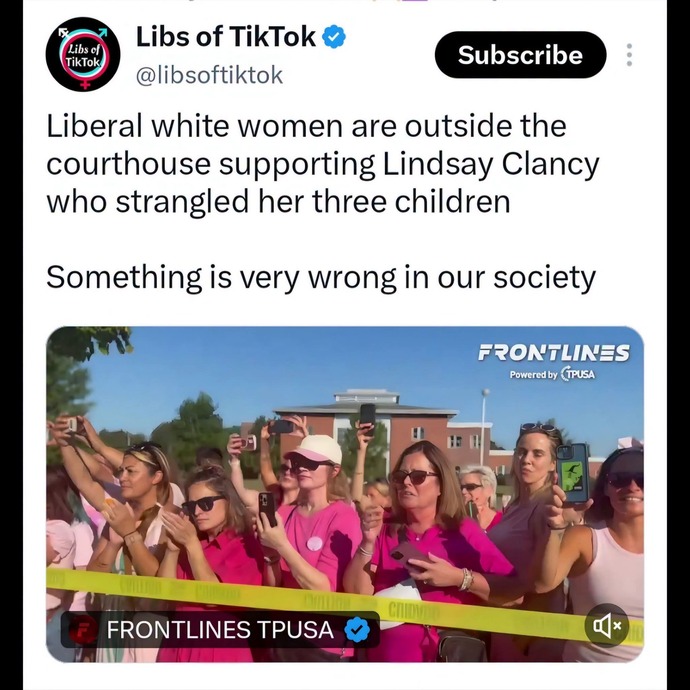 Why are White Feninists protesting over the Lyndesy Clancy trial?