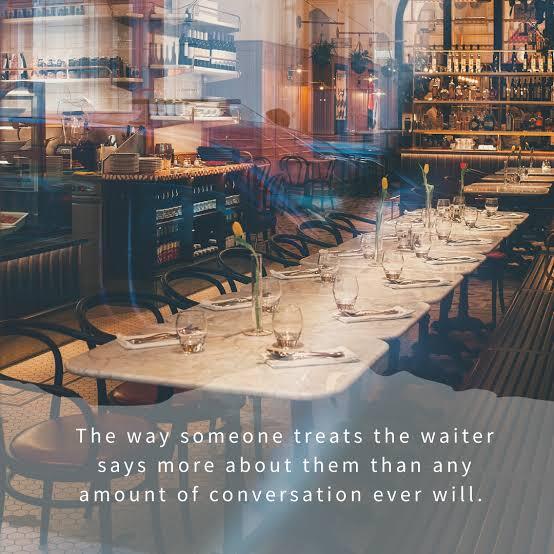 If you were on a date and you were given really bad service at a restaurant how would you want your date to handle this?