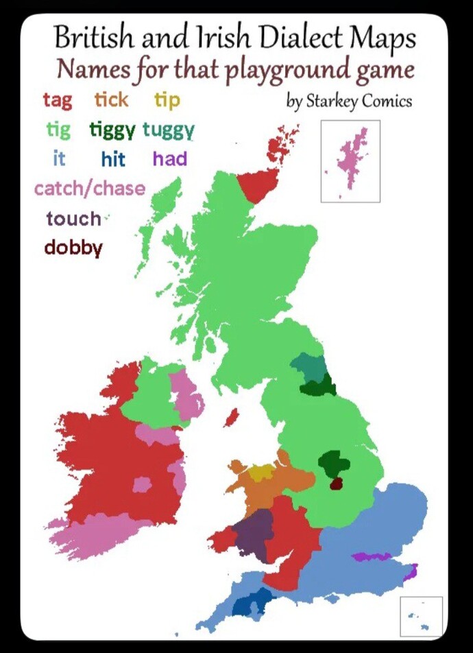 What do you call the childrens chasing game?
