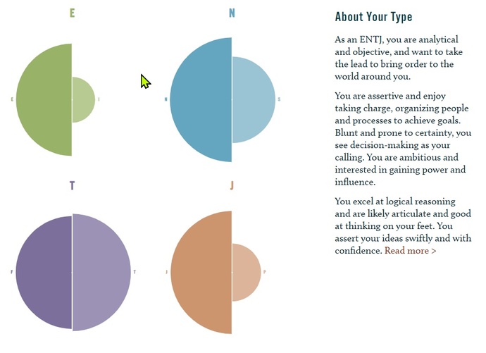 What MBTI type did you get from this test, and does it fit you?
