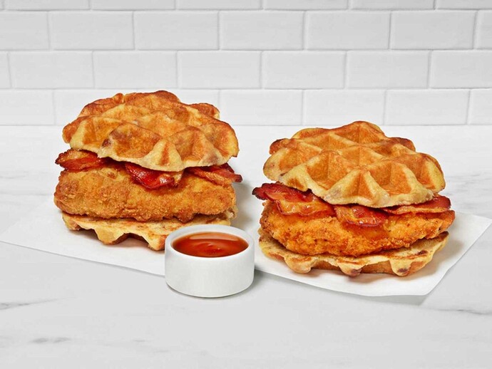 Has anyone tried Chick-fil-A’s new chicken and waffles sandwich yet?