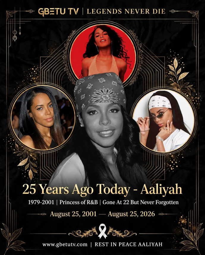 Does it really feel like 25 years since Aaliyah’s tragic death in 2001?