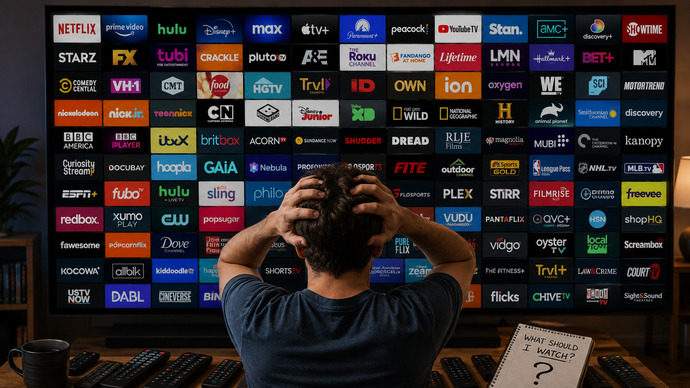 😱 Are there too many streaming channels?