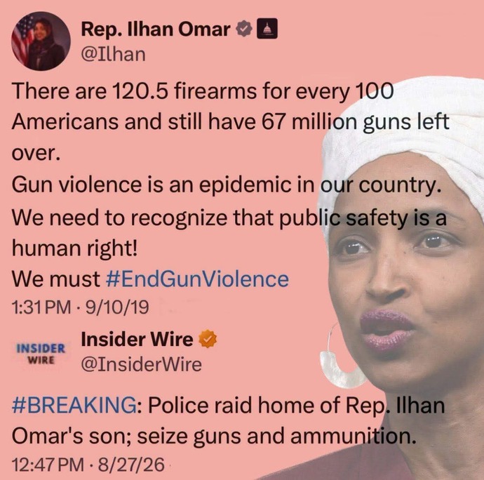 Do you support Omar on banning Guns?