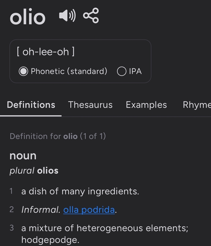 Cooks of G@G, do you make a lot of olios?