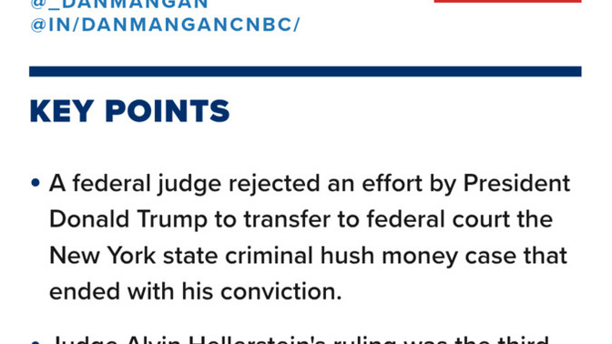Isn't it great to see Trump finally being held accountable... first having to pay E Jean Carroll and now this?