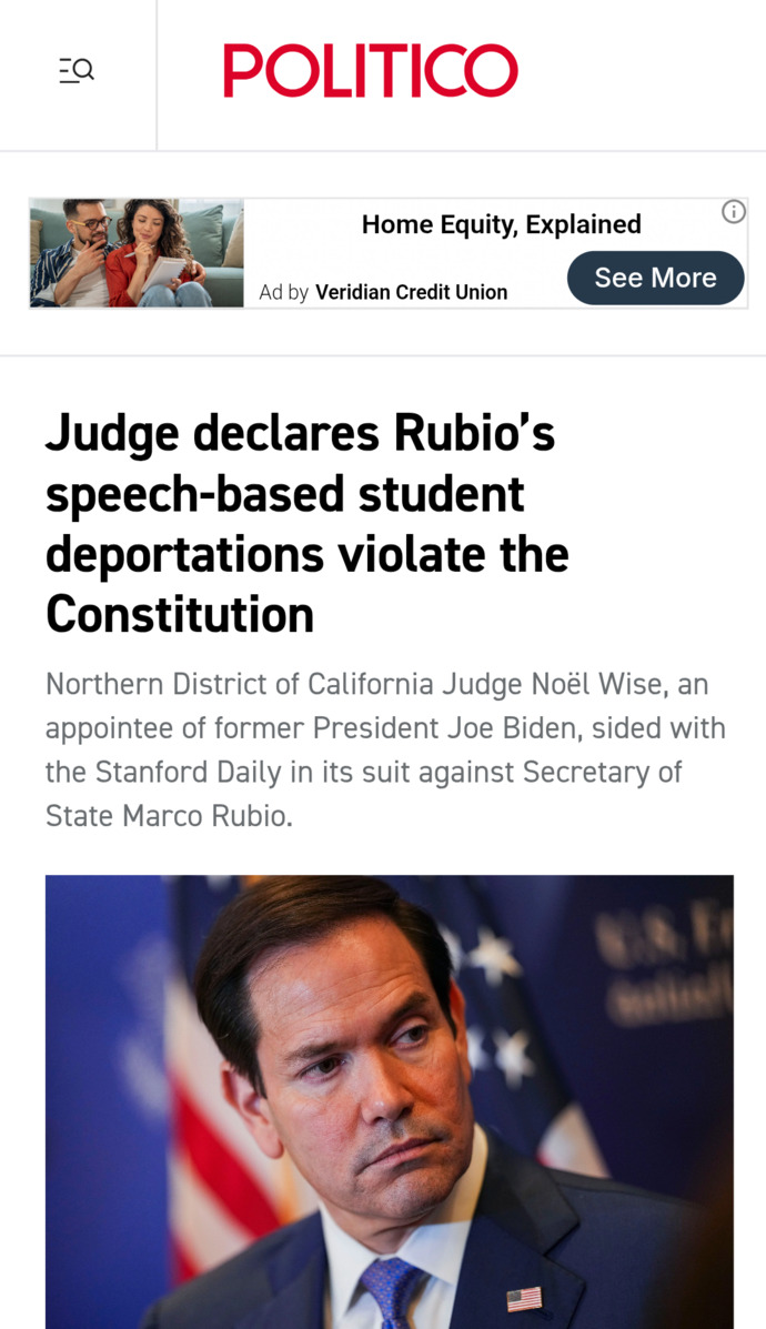 Isnt deporting people in the US based on speech Nazi behavior?