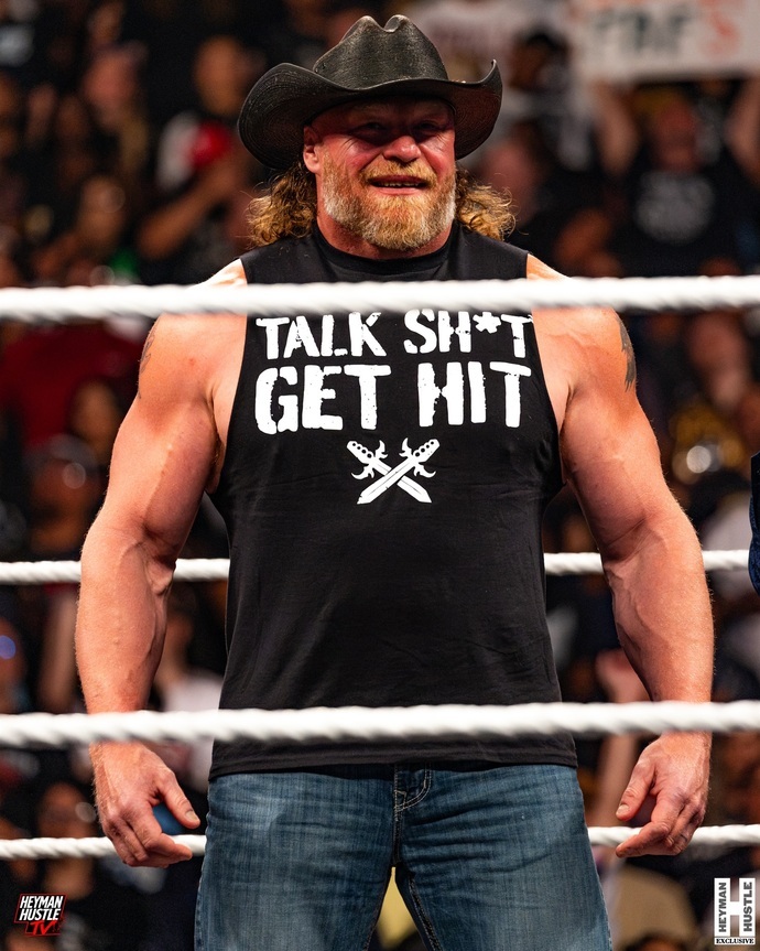 What stands out to you about Brock Lesnar’s physique at 49 years old?
