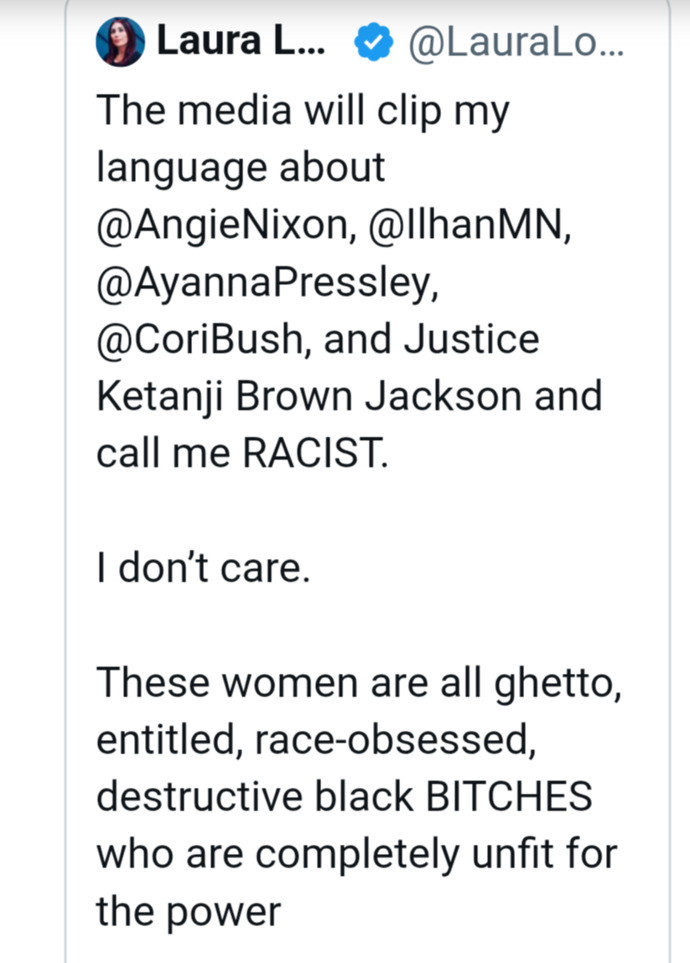 Why does Trump continue to embrace a vile, racist, lunatic like Laura Loomer?