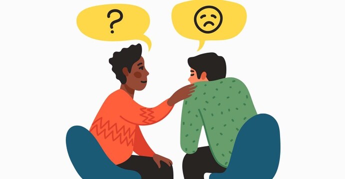 Why is this older woman showing me so much empathy and kindness?