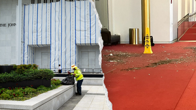 Part of the ceiling in the Kennedy Center has collapsed. What happens now?