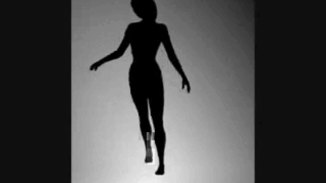 Does it look like the woman is spinning to the left (anti-clockwise) or to the right (clockwise) to you?